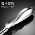 New 304 stainless steel fish scale remover - commercial grade fish scaler, fish scale knife, and heavy-duty fish scale brush for efficient fish cleaning