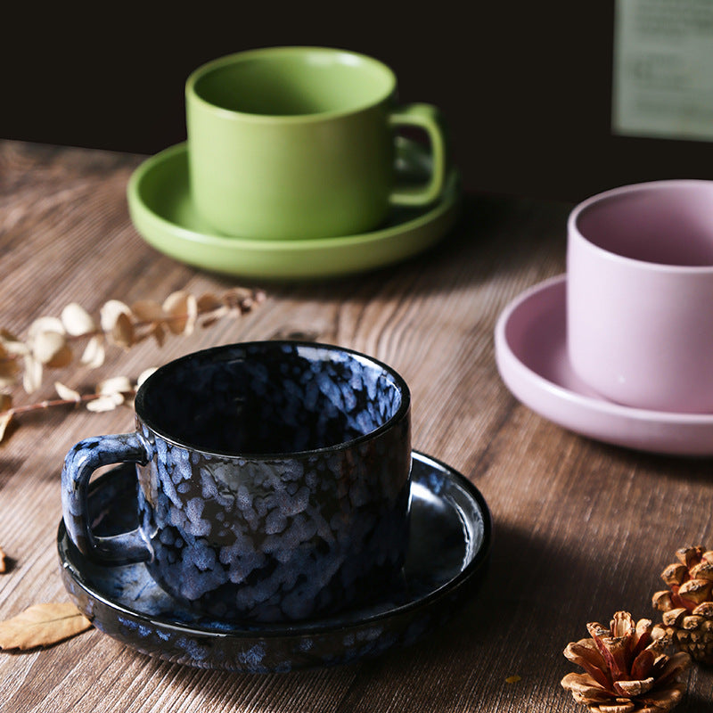 Nordic new arrival: instagrammable single-serve afternoon tea milk & coffee cup, creative breakfast oatmeal cup and saucer set - wholesale