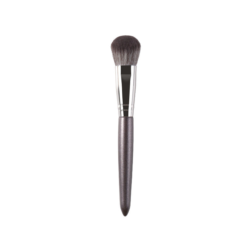Beginner's wooden handle makeup brush set - complete beauty tool kit with blush, eyeshadow, foundation, and other brushes