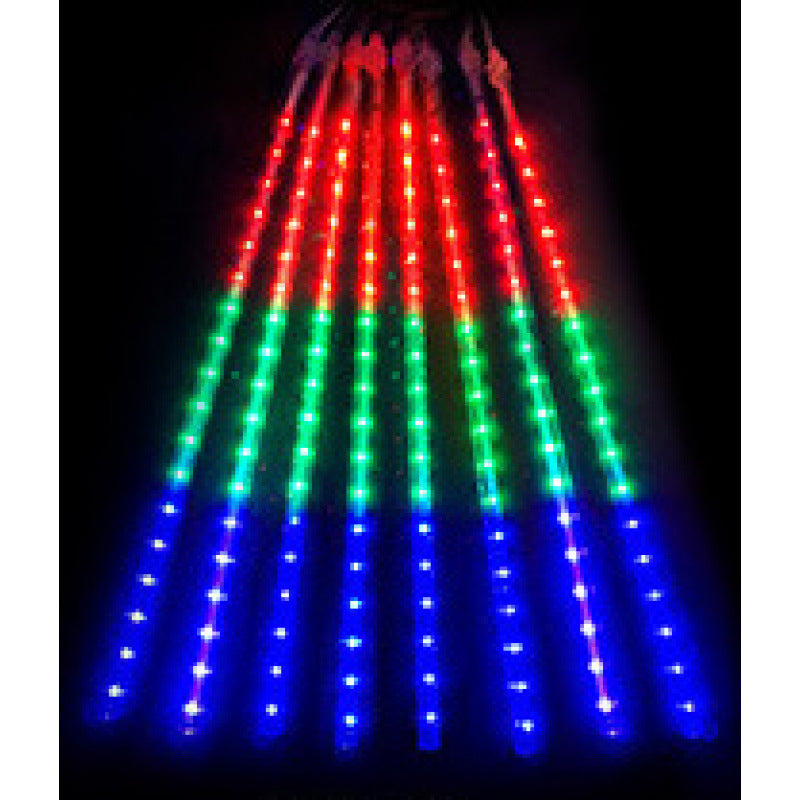LED sequined meteor shower light outdoor waterproof garden decoration hanging tree lighting project hanging tree decoration light