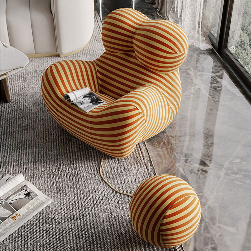 Living room single lazy sofa mother's embrace bedroom lounge chair foshan furniture wholesale scandinavian style grids lounge chair