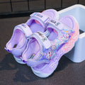 Kuromi girls' sandals - new  summer collection: light-up princess sandals for kids, stylish baby beach slippers for girls