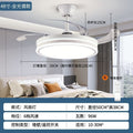 Variable frequency invisible fan light restaurant ceiling fan light living room bedroom ultra-quiet high airflow eye protection fan chandelier all-in-one