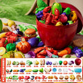 Kids' fruit cutting playset - peel, slice, and chew! early education toy for babies - realistic simulation to enhance cognitive skills