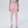 seamless sand-washed yoga pants, high-waisted, tummy-control, butt-lifting, tight-fitting athletic leggings, sweat-wicking and breathable running and fitness pants