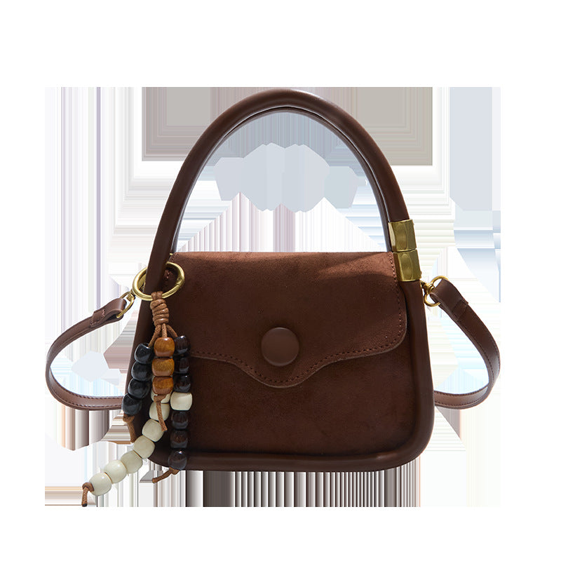 Textured niche style satchel bag work clothing 2025fall and winternew arrival small square bag trendyeasiest for match western fashion crossbody bag