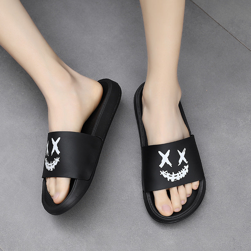 跨境男士拖鞋夏季踩屎感47码外穿一字拖外贸运动沙滩拖鞋一件批发