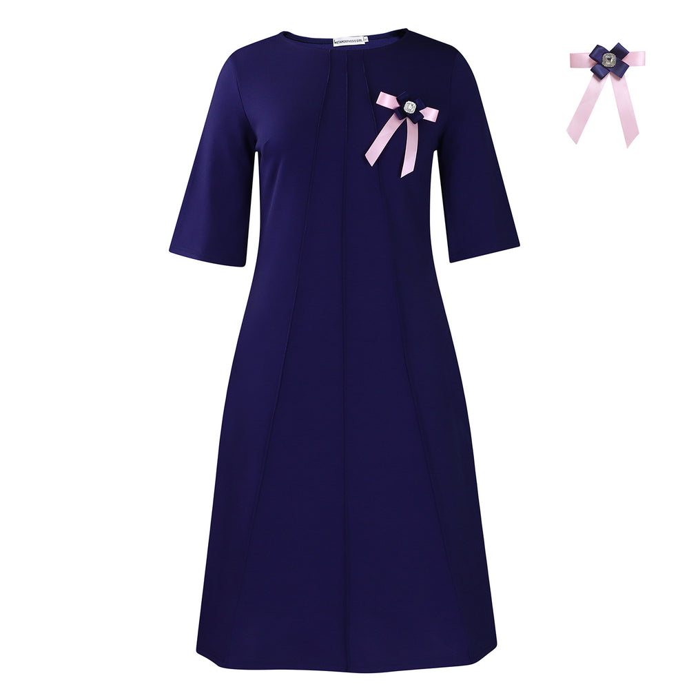 D572 women's foreign trade   summer new fashion elegant african a-line dress european and american style dress