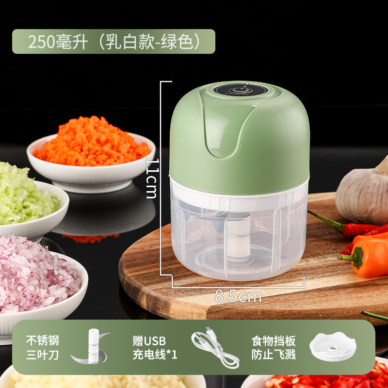 Electric food processor mini kitchen garlic sauce mixer food supplement meat grinder for home multifunctional garlic masher