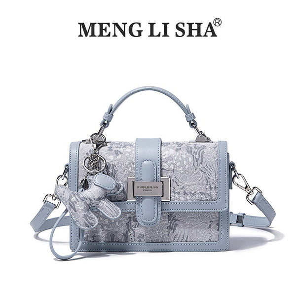 2025 new Korean version of trendy women's bags, premium texture light luxury versatile messenger small square bag, commuter shoulder handbag
