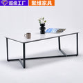 Source factory accessible luxuryfor homesmall apartmentcasual modern personalized creative slate tea table dining table geometric coffee table
