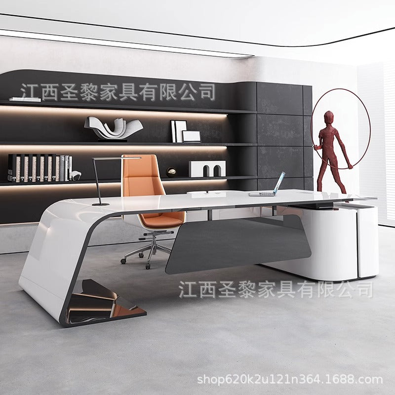 Saint li boss desk paint manager office president desk casualfashion computer desk executive desk designer