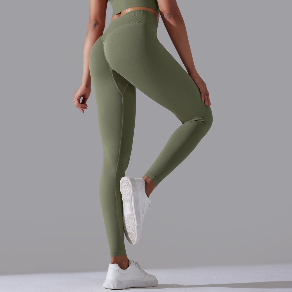 new arrival seamless peach pants high waist hip lifting tight yoga pants quick-drying sports running sweat-absorbent fitness pants