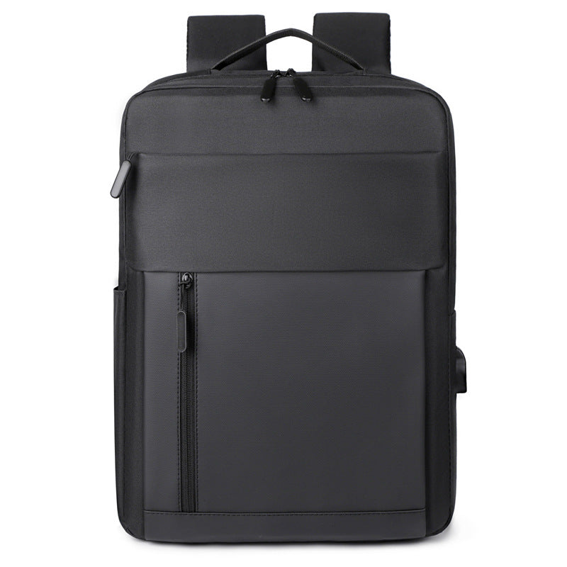 New business backpack men's commuting large-capacity computer bag multi-function multi-compartment wear-resistant leisure travel bag