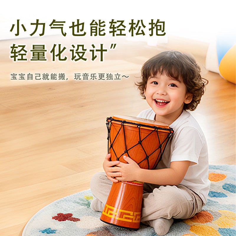 Children's educational hand drum toy - perfect for toddlers, beginners, kindergarten, and early childhood education - african drum percussion instrument