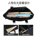 Large capacity satchel document bag double layer zipper bag office bag conference bag business briefcase oxford cloth document bag