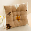 All-season square chair cushion - home, classroom, student stool pad - non-slip base - kids' floor mat
