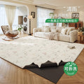 Removable and washable carpet living room new arrival green french cream style machine washable double layer carpet large area full floor mat
