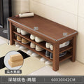 Solid wood leg shoe changing stool for home door can sit storage scandinaviancasual shoe stool small apartment entrance stool