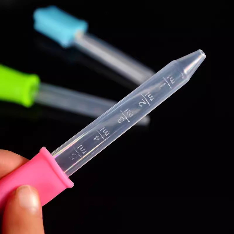 English card, pump-type neonatal infant nasal suction device, dropper feeder, snot cleaner, silicone.