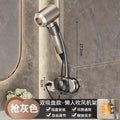 Suction cup punch-free hair dryer bathroom bracket storage wall-mounted lazy bathroom hair dryer rack