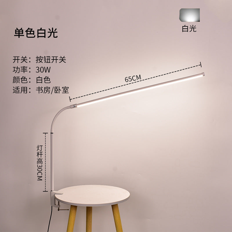 Eyelash tattoo embroidery lamp led eye protection manicure tattoo eyebrow tattoo grafting eyelash table side clip lamp study table side table lamp
