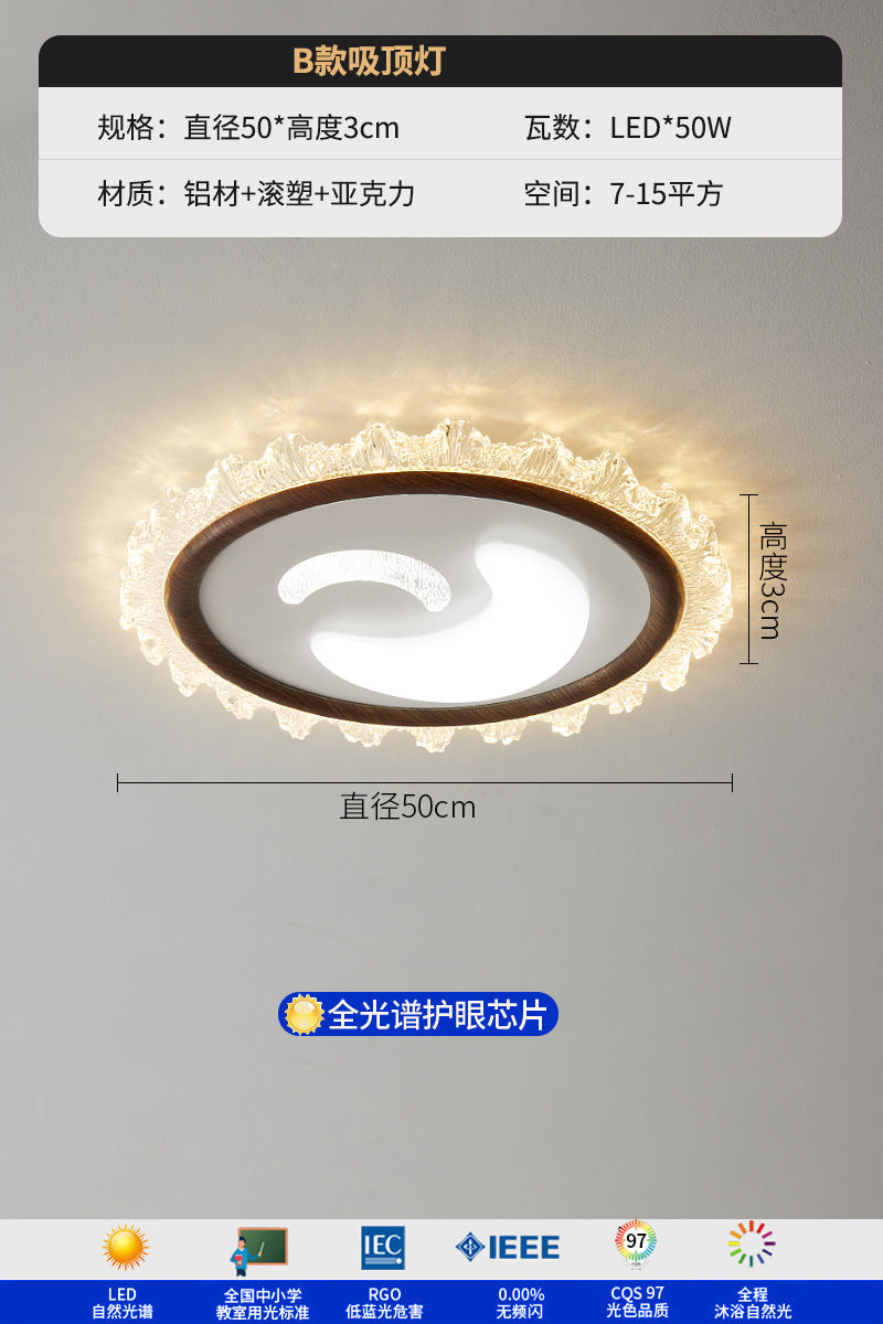 Bedroom light ceiling light new cartoon star eye protection children's room lighting modern warm and romantic led room light