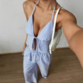 american suitstripes vest and stretch straight-leg pants casualtwo-piece set direct supply