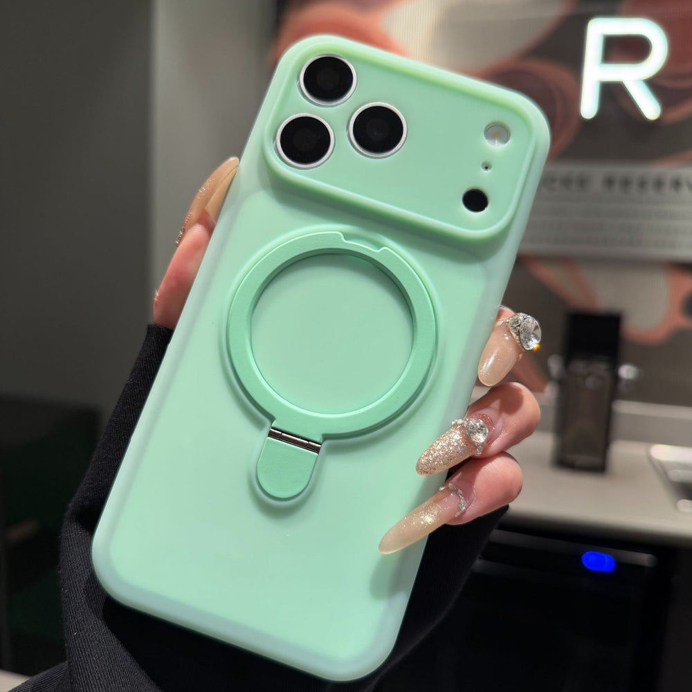 Suitable for apple 17promax mobile phone case fine hole jelly ice cream holder iphone16 cross-border protective cover 15