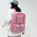 Pvc transparent backpack - summer beach travel backpack - wholesale for cross-border e-commerce - unique design for middle school and college students