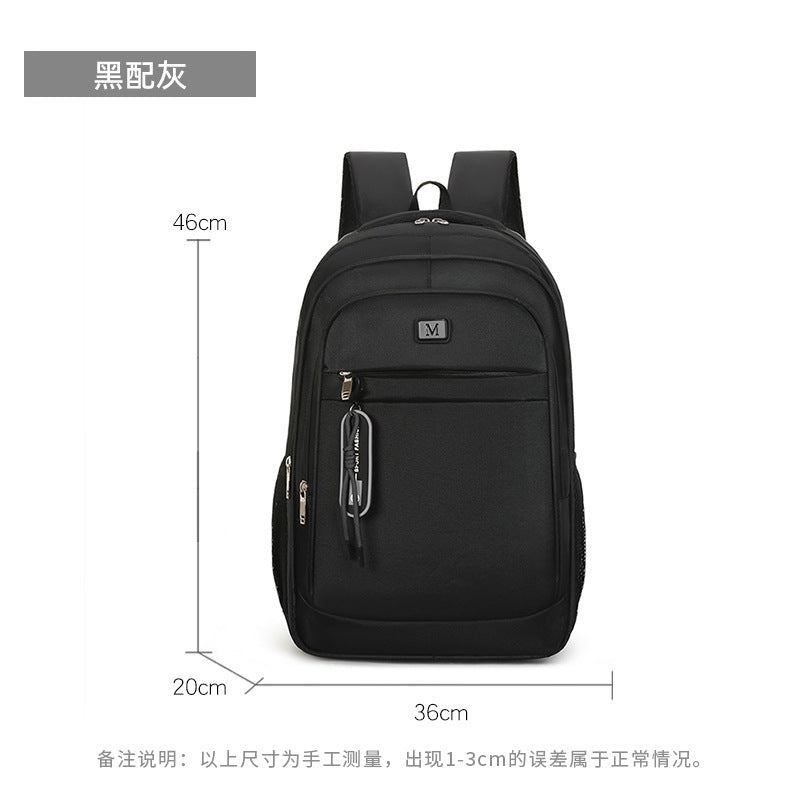 New backpack men's high-end travel bag large-capacity travel backpack school bag male college students high value