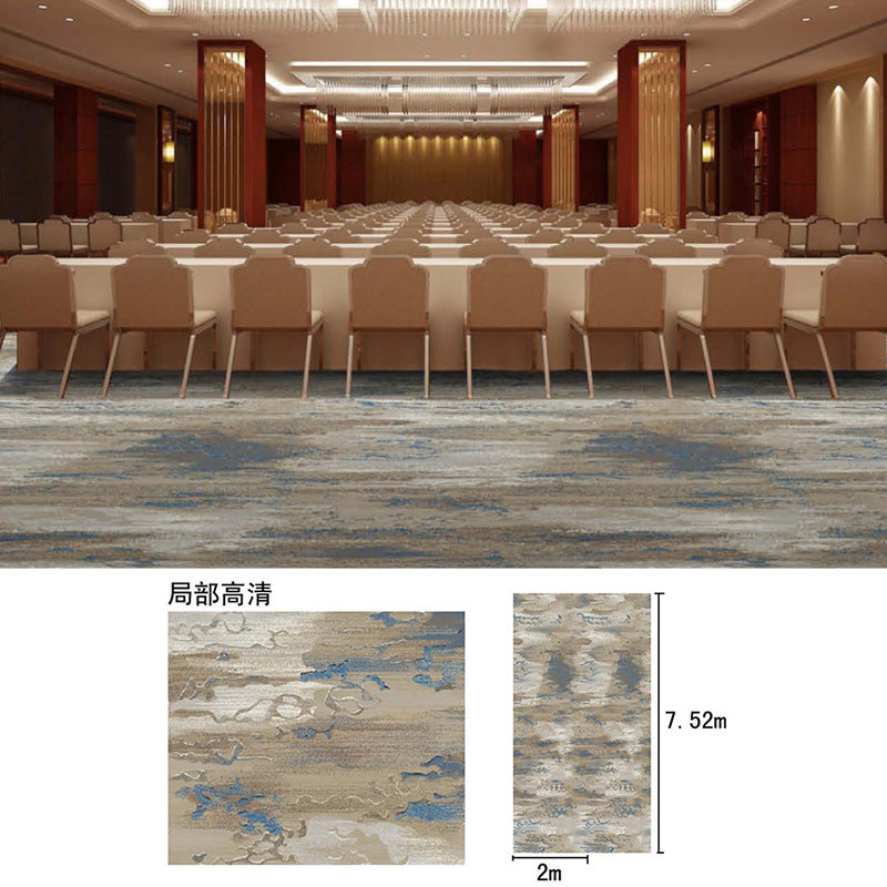 High-end nylon banquet carpet for hotels, stain-resistant and dirt-resistant, suitable for private rooms, conference halls, bedrooms, full coverage, large format, spliced, commercial use