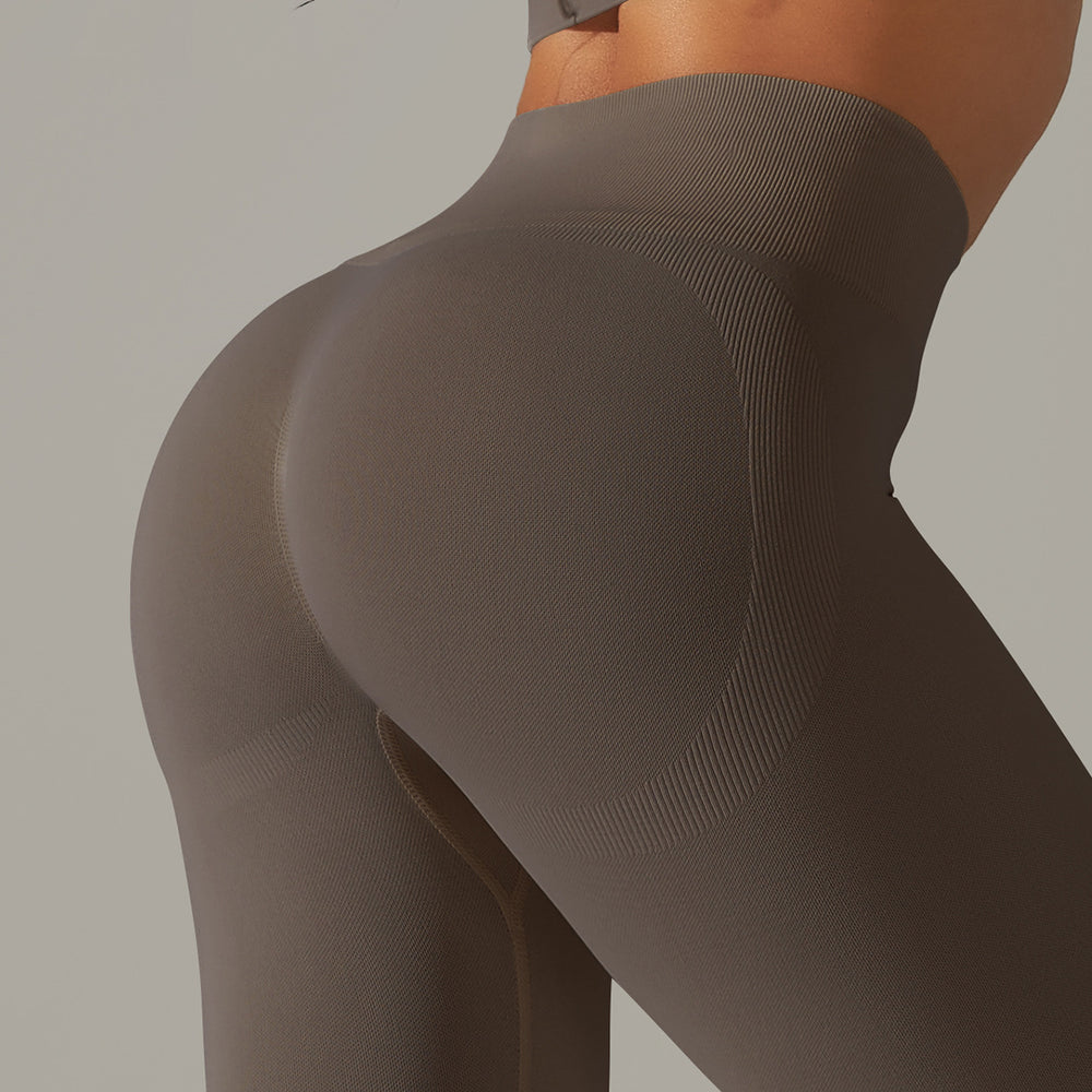New arrival cross-border fashionpure color beautiful back high elastic yoga clothes four-piece set running sports bra fitness yoga pants for women