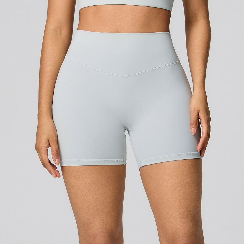 new cloud-feel yoga shorts: high-waisted, butt-lifting, compression leggings - stretchy, breathable, perfect for running and fitness