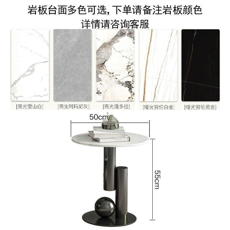 Accessible luxury italian coffee table cream style slate tea table for home living room popular table popular simple rental room coffee table
