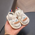 New korean-style squeaky sandals for babies,  summer collection, girls' shoes for ages 0-2, and squeaky pre-walker shoes for baby boys
