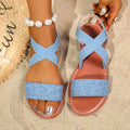 summer new arrivals: plus-size women's flat sandals for cross-border e-commerce. available in sizes 36-43. wholesale options available. dropshipping to  and