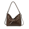 High-end retro women's backpack 2025new arrivaltrendyfall and wintereasiest for matchlarge capacitywork clothing shoulder tote bag