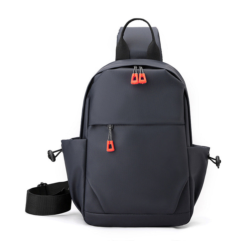 Breast bag  new men's handbag leisure sports cycling messenger bag Korean version trendy fashion simple shoulder bag