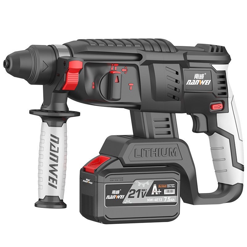 Nanwei lithium electric hammer brushless electric pick high-power concrete electric pick impact drill three-purpose cross-border foreign trade power tools