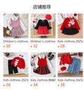 Kids clothing cross-border exportfall and winternew arrival children's burgundy long sleevessweatshirt+pantssuit