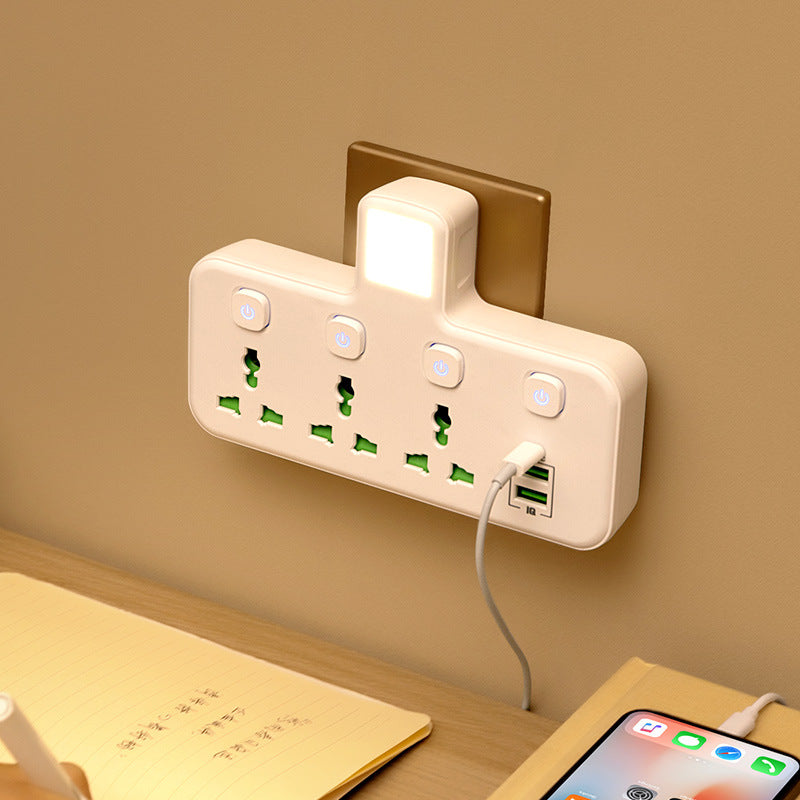 British standard hong kong version conversion plug pd fast charging usb with light multi-function converter singapore british standard european standard american standard