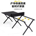 Outdoor foldable special egg roll table stalls portable picnic bbq camping thickened table and chairs complete set of equipment supplies