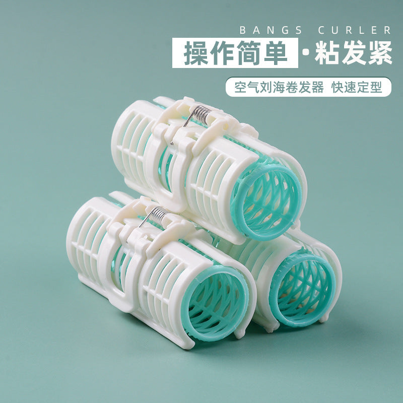 3 packs of beauty hair curls, no hair damage, plastic double-layer curling iron, lazy air bangs curling hair artifact