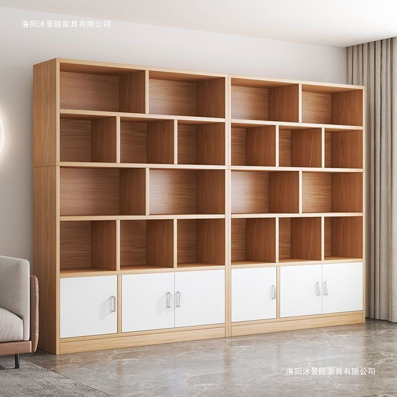 Bookshelf floor-standing storage rack living room for home wall-mounted storage cabinet storage cabinet office filing cabinet simple bookcase