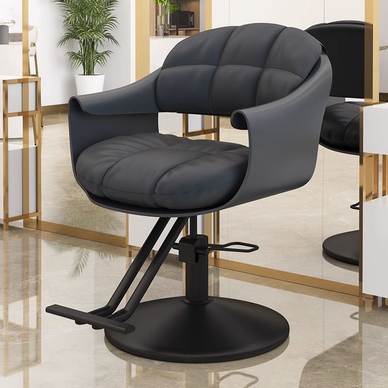 Hairdressing chair, hairdressing chair, internet celebrity hair salon, high-end hairdressing shop seat, hair cutting stool, stainless steel hairdressing chair