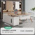 01 model 2.0m manager desk + 2.4m file cabinet [free delivery]