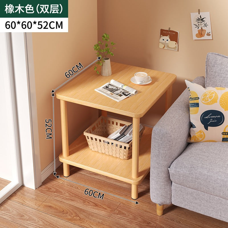 Sofa center small coffee table office side cabinet side table accessible luxury rectangular side table tea table square table table