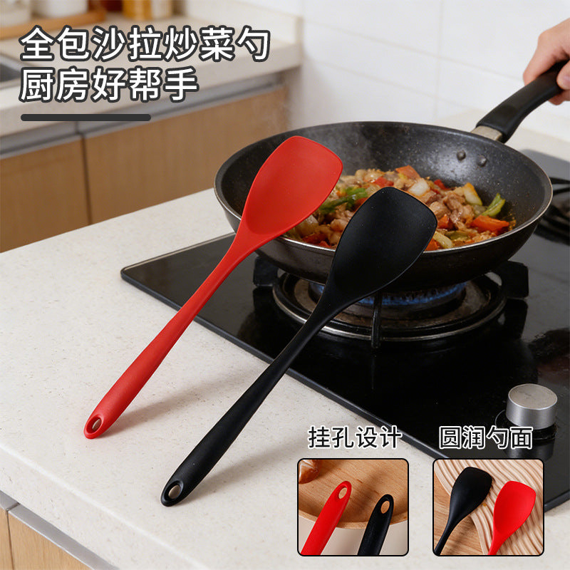 food-grade soup spoon, colander, special cooking spatula, silicone spatula, non-stick pan, special high-temperature resistant silicone kitchenware