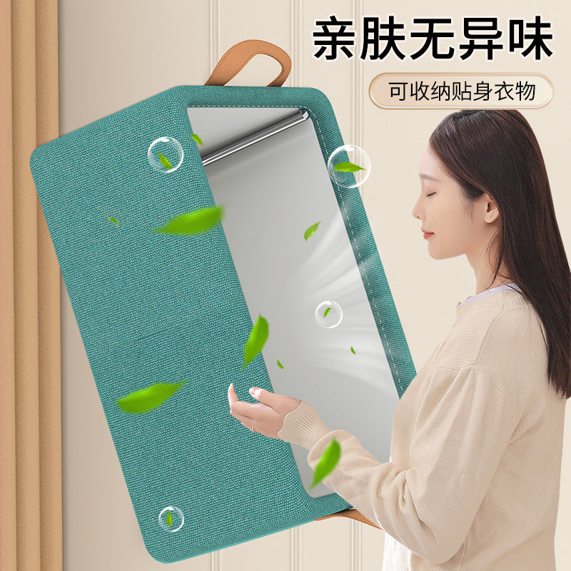Clothes storage box Household steel frame Yangli clothing pants sorting basket Wardrobe layered storage artifact storage box